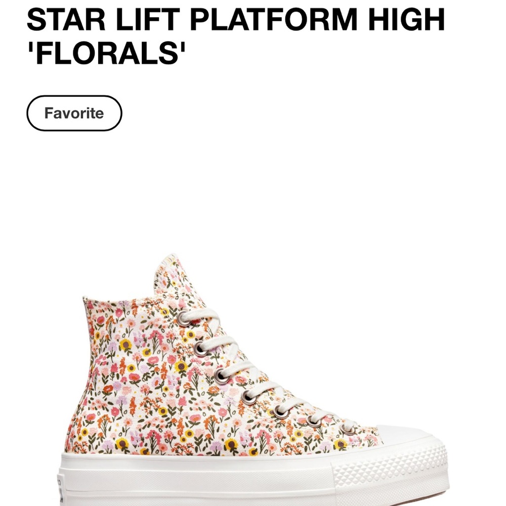 Converse Women’s Chuck Taylor All Star Lift Platform High ‘florals’